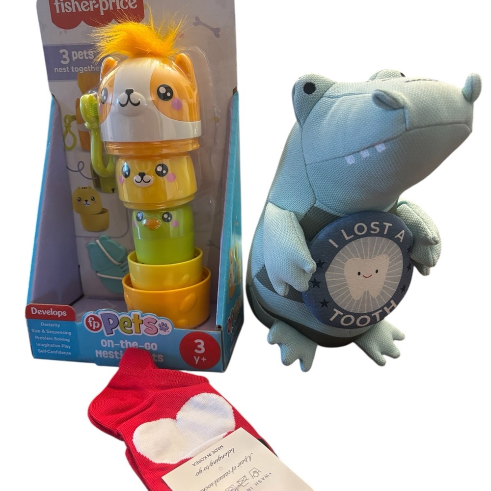 Fisher-Price Nesting Pets with Blue Crocodile